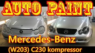 Auto Paint MercedesBenz w203 C230 Kompressor [upl. by Auoh]