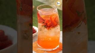 Refreshing Fresh Strawberry Lemonade Recipe by Food Fusion [upl. by Ittap]