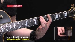 Legato Technique Exercise  Guitar Lesson With Andy James  Sample Licklibrary [upl. by Kellyn]