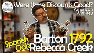 Barton 1792 Bourbon amp Rebecca Creek Spanish Oak Whiskey On sale [upl. by Bartolemo615]