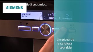 Así puedes limpiar tu la cafetera integrable  SIEMENS [upl. by Tiphanie]