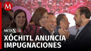 “Esto no termina aquí” Xóchitl Gálvez presentará impugnaciones por elecciones [upl. by Roselle]