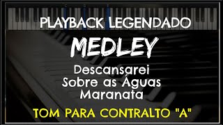 🎤Medley Descansarei  Sobre as Águas  Maranata PLAYBACK  TOM CONTRALTO quotAquot by Niel Nascimento [upl. by Nealson]