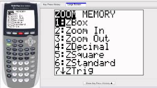 Graphing Calculator  Zoom Square [upl. by Niamor53]