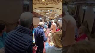 Foreigners vibes on Hindi songs in palace on wheels 🚆palaceonwheels luxury [upl. by Nireves462]