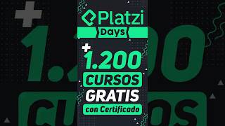 ¡Estudia GRATIS con Certificado en Platzi Days 🎓  Cursos del 15 al 17 de Noviembre [upl. by Hallock900]