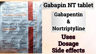 Gabapin NT tablet uses  Gabapentin amp Nortriptyline tablet uses  Neuropathic pain  नस दर्द की दवा [upl. by Euqilegna]