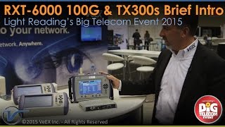 VeEX RXT and TX300S at Big Telecom Event 2015 [upl. by Adena]