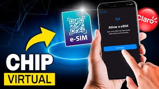 eSIM Como ATIVAR um CHIP Virtual no seu iPHONE 👉 EM CASA [upl. by Sirkin]