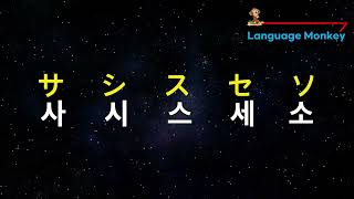 노래로 암기하는 가타카나1시간 반복재생  가타카나노래 가타카나외우기 가타카나송The Katakana song [upl. by Benedikta]