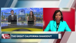 The CEA discusses earthquake preparedness during the quotGreat California Shakeoutquot [upl. by Enelegna]