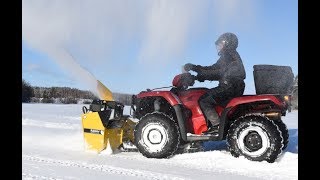 Rammy Snowblower 120 ATV EC 5min Electric Control [upl. by Prouty313]