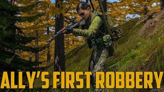 ALLYS FIRST ROBBERY DayZ Standalone [upl. by Aciruam449]