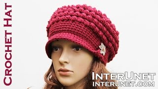 Hat crochet tutorial for beginners Part 1 of 2 [upl. by Adeehsar]