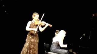 Live in Berlin Hilary Hahn Valentina Lisitsa Johannes Brahms Hungarian Dance No 5 [upl. by Theis]