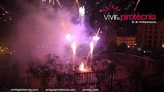 Fallas Valencia 2018 Castillo Fuegos Artificiales Sábado 10 de Marzo Pirotecnia Hermanos Caballer [upl. by Atinaujnas]