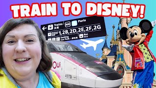 How To Get From Charles de Gaulle to Disneyland Paris by High Speed Train Walkthrough [upl. by Notnarb]