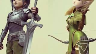 MV  Dragon Nest Liya and Lambert  Gem of Love  Kelly Hawkes [upl. by Bondy957]