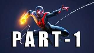 SpiderMan Miles Morales  Part  1  Intro [upl. by Gorga386]