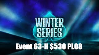 PokerStars Winter Series 63H 530 PLO8 8Max Replay [upl. by Orazal602]