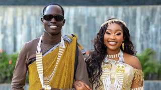 Our South Sudanese traditional wedding Regina Achok lual and Bol Kerbino kuanyin African wedding [upl. by Friedly]