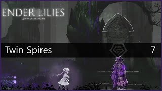 Ender Lilies Walkthrough Part 7  Twin Spires No Commentary [upl. by Ycart587]