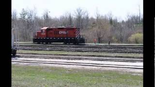 GP9u arrives at Havelock Yard [upl. by Faythe]