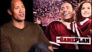 The Game Plan  Exclusive Dwayne the Rock Johnson Interview [upl. by Lieno61]