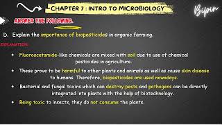 Explain the importance of bio pesticides in organic farming bio pesticides in agriculture class10 [upl. by Melany]