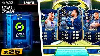 FIFA 23 25 x Guaranteed TOTS Ligue 1 Upgrade Packs [upl. by Ahseat361]