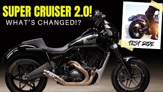 Buell Super Cruiser 20  Test Ride Review Pricing [upl. by Nylaras]