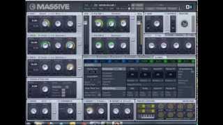 Skrillex scary monsters and nice sprites talking bassline tutorial NI Massive [upl. by Glaab136]