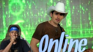 Brad Paisley  Online Country Reaction [upl. by Dublin]