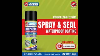 Instant Leak Fix with AIPL Spray and Seal Waterproof Coating [upl. by Capone]