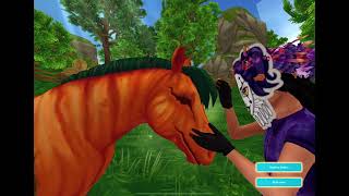 I bought 2 Halloween horses in star stable I got real broke🍂🍁🎃👻 [upl. by Ecnerrat]