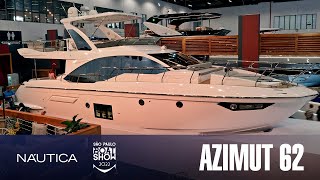 Azimut 62  São Paulo Boat Show 2022  NÁUTICA [upl. by Pengelly183]