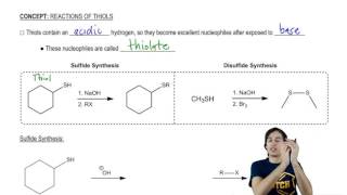 Reactions of Thiols [upl. by Illom702]