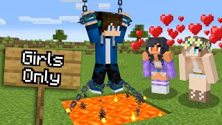 I Fooled My Friend on a GIRLS ONLY Minecraft Server [upl. by Starobin353]