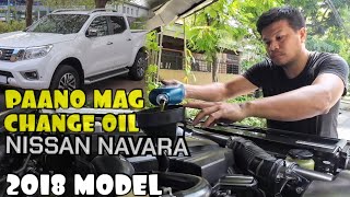 PANO MAG CHANGE OIL NISSAN NAVARA 2018 MODEL alexgltv [upl. by Burra266]