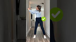 Hallway Drill for More Power golf golfswing golftips [upl. by Lietman]