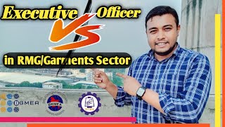 Executive vs Officer  Garment Solution bd  Garments jobs in Bangladesh [upl. by Katz]