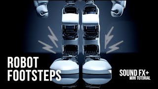 Robot Footsteps  Sound Effect [upl. by Nivlem267]