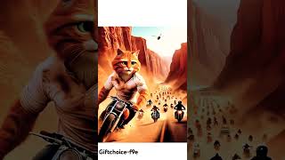 Cute kitten take father revenge Amazing story ai cat cutecat catlover shorts [upl. by Anitsahs]