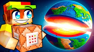 Destroying the Earth in 0054 Seconds Minecraft [upl. by Ahsikyt]