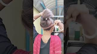 Bun hair style hair short anupama hair short [upl. by Hulbard416]