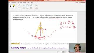 Arc Length Sector Area Word Problems [upl. by Amled279]