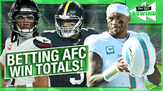 AFC Win Total Bets Dolphins Bengals Raiders amp More [upl. by Harte]