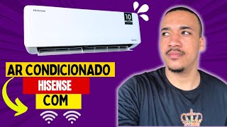 Ar Condicionado hisense Como conectar no wifi Unboxing Completo [upl. by Nerej870]