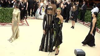 Cara Delevingne and Adwoa Aboah at the 2018 MET Gala [upl. by Veron]