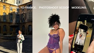 BEHIND THE SCENES VLOG  TRAVEL TO FRANCE  SELF SHOOT  PHOTOSHOOT [upl. by Sander]